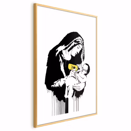 Poster med ram - Breastfeeding Mother
