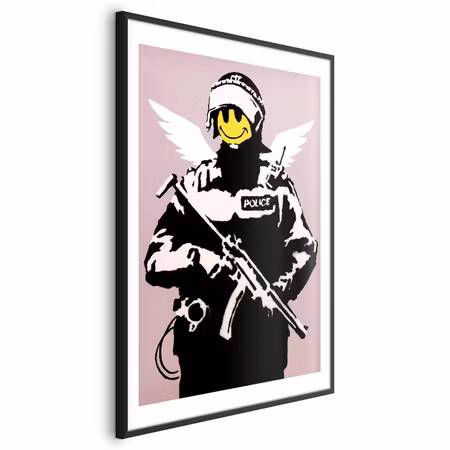Poster med ram - Policeman