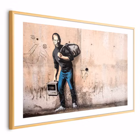 Poster med ram - Steve