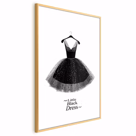 Poster med ram - Little Black Dress