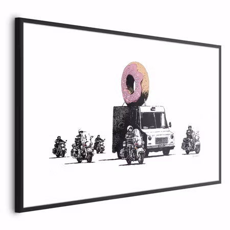 Poster med ram - Donut Police