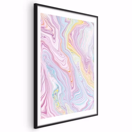 Poster med ram - Colorful Dream - Abstract Shapes