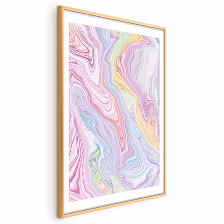 Poster med ram - Colorful Dream - Abstract Shapes
