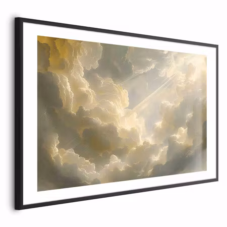 Poster med ram - Fascinating Play of Colors the