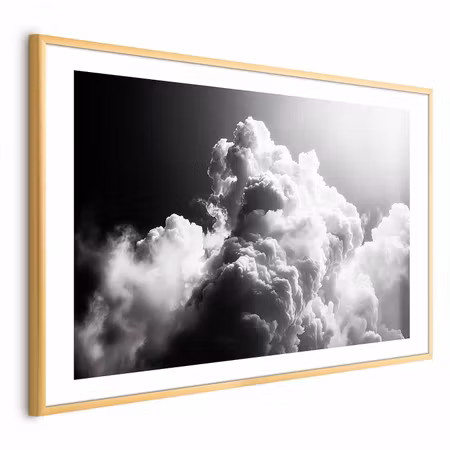 Poster med ram - Clouds Like Dreams Let the Sun a