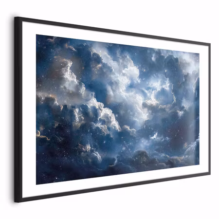 Poster med ram - Astronomical Wonders Clouds and