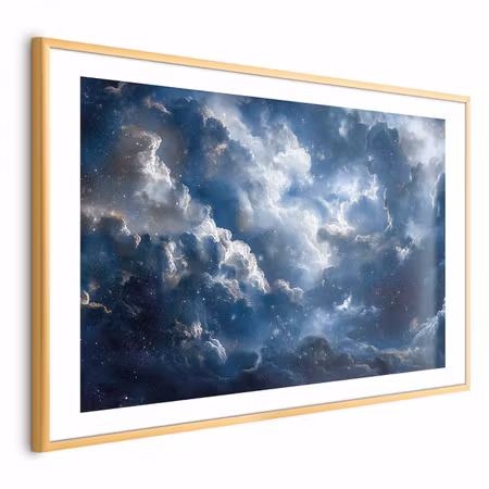 Poster med ram - Astronomical Wonders Clouds and