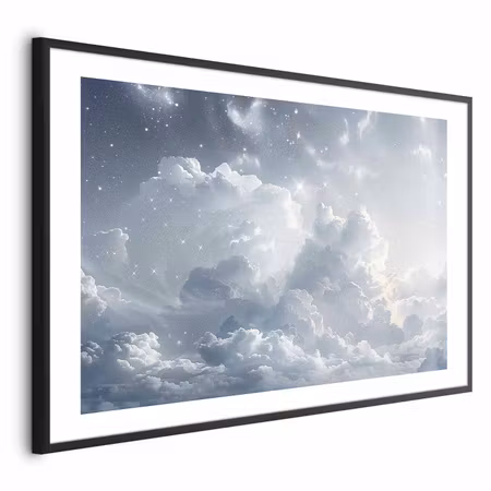 Poster med ram - Astral Calm Stars Scattered Over