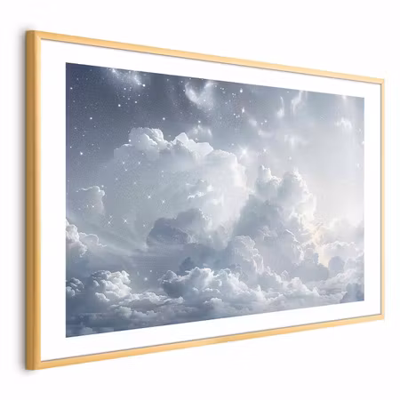 Poster med ram - Astral Calm Stars Scattered Over