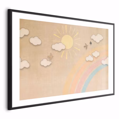 Poster med ram - Rainbow Day