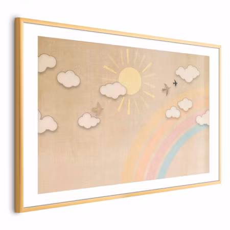Poster med ram - Rainbow Day