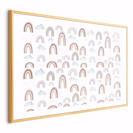 Poster med ram - Rainbow After the Rain