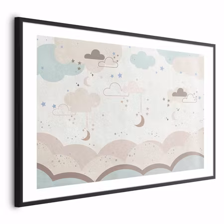 Poster med ram - Fairytale Night