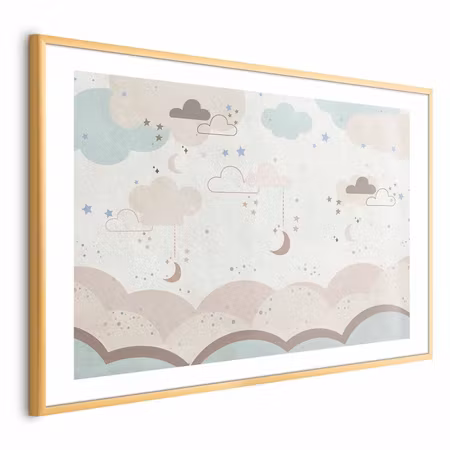 Poster med ram - Fairytale Night