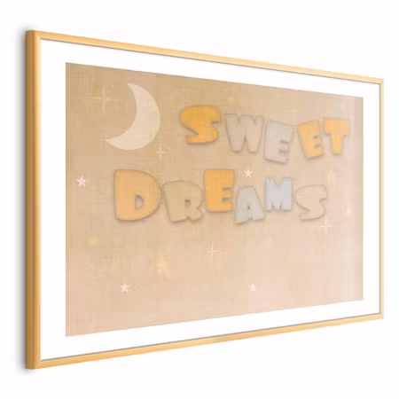 Poster med ram - A Wish For a Good Night