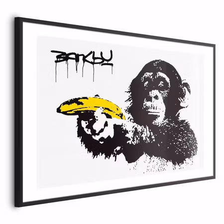Poster med ram - Banana Gun