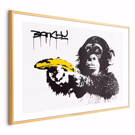 Poster med ram - Banana Gun