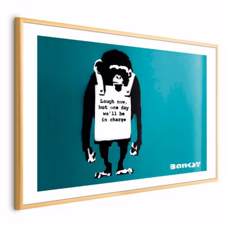 Poster med ram - Evil Monkey