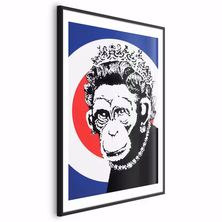 Poster med ram - Monkey Queen