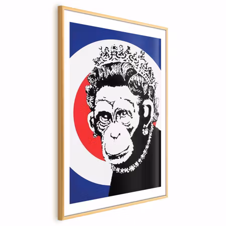 Poster med ram - Monkey Queen