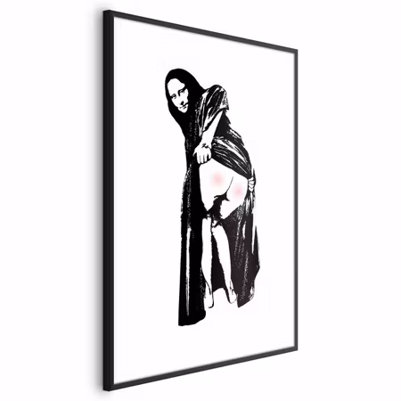 Poster med ram - Painful Sitting