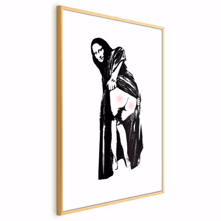 Poster med ram - Painful Sitting