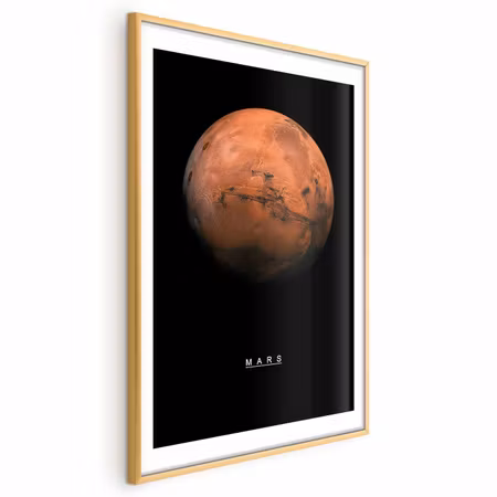 Poster med ram - Mars
