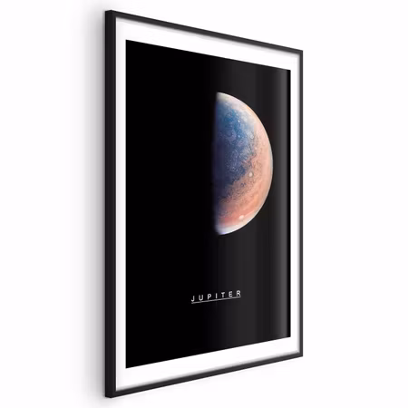 Poster med ram - Jupiter