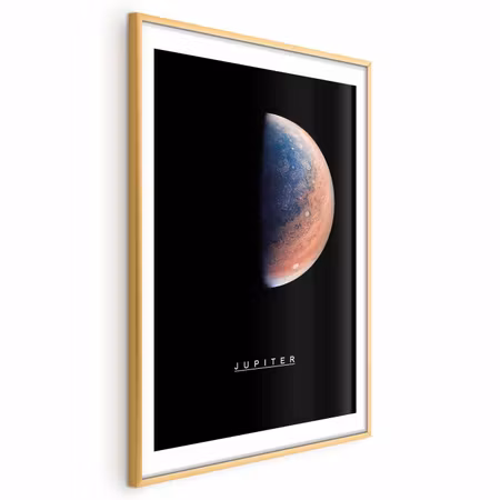 Poster med ram - Jupiter