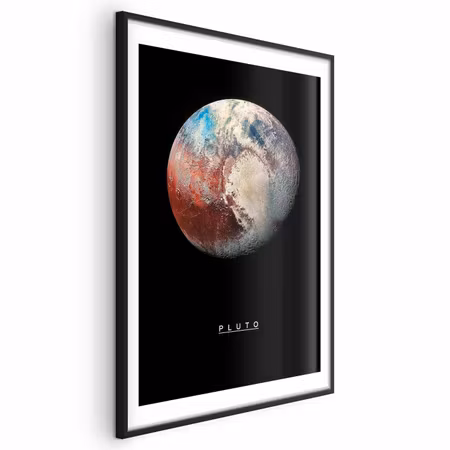 Poster med ram - Pluto