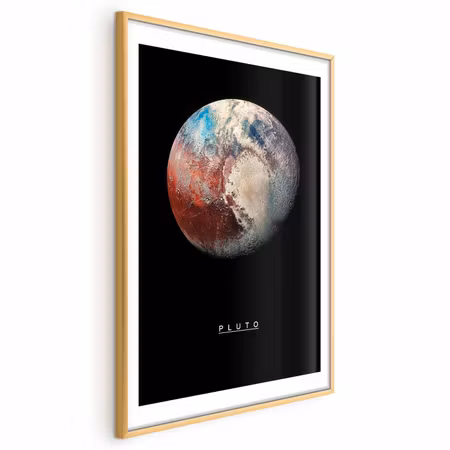 Poster med ram - Pluto