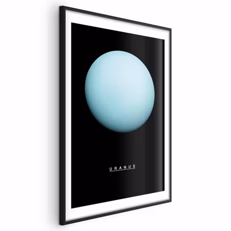 Poster med ram - Uranus