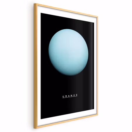 Poster med ram - Uranus