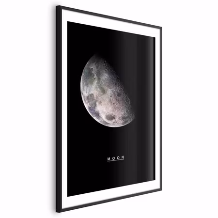Poster med ram - Moon