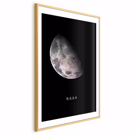 Poster med ram - Moon