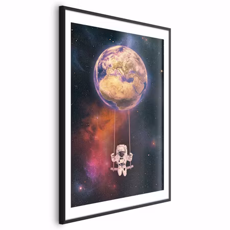 Poster med ram - Cosmic Swing