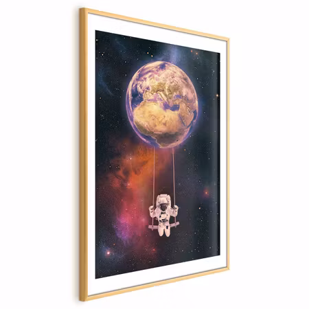 Poster med ram - Cosmic Swing