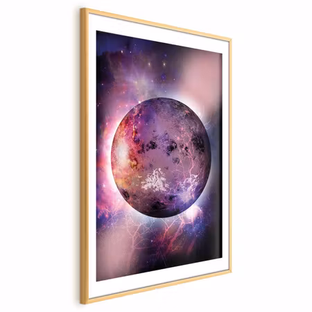 Poster med ram - Unknown Planet