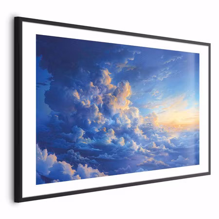 Poster med ram - When the Sky Becomes Canvas a of