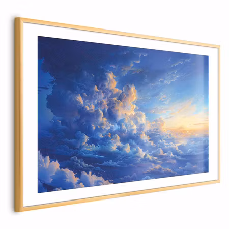 Poster med ram - When the Sky Becomes Canvas a of