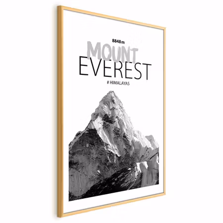 Poster med ram - Mount Everest