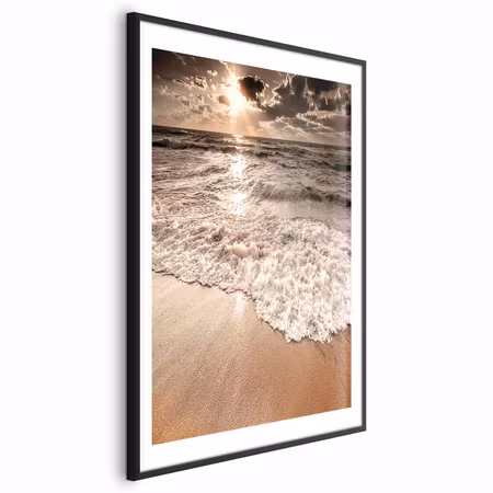 Poster med ram - Space of Waves