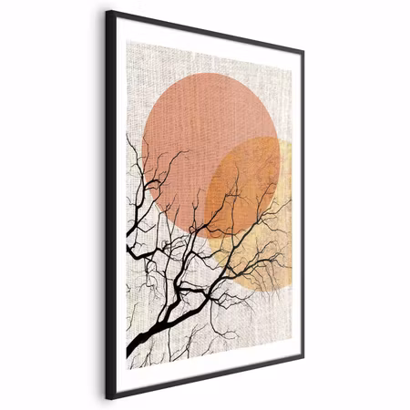 Poster med ram - Double Moon