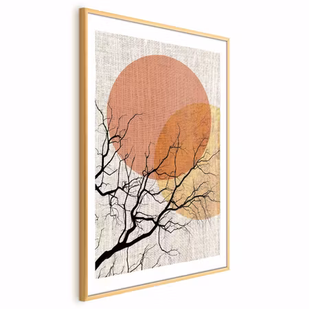 Poster med ram - Double Moon