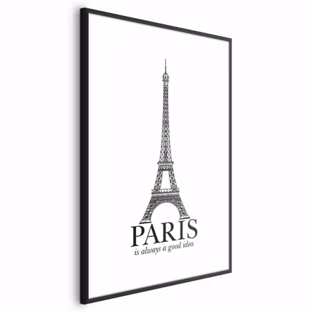 Poster med ram - Paris Is Always a Good Idea