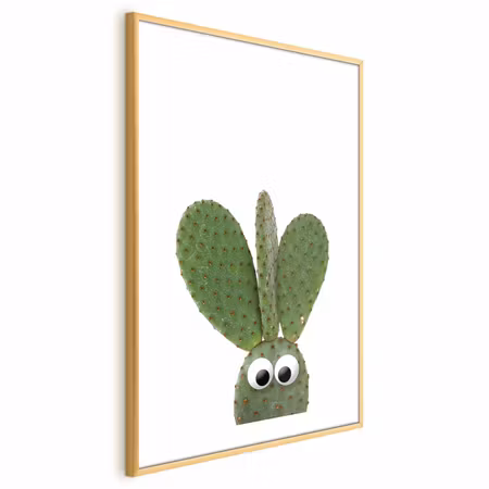 Poster med ram - Eared Cactus