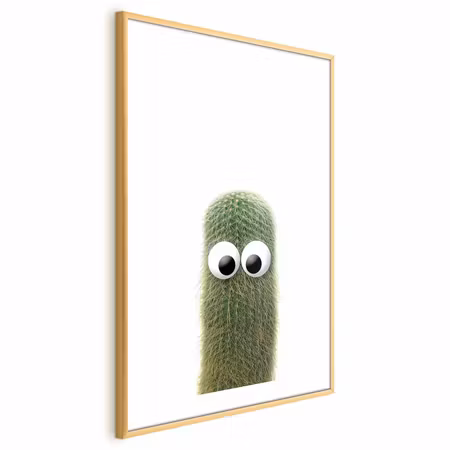 Poster med ram - Prickly Friend