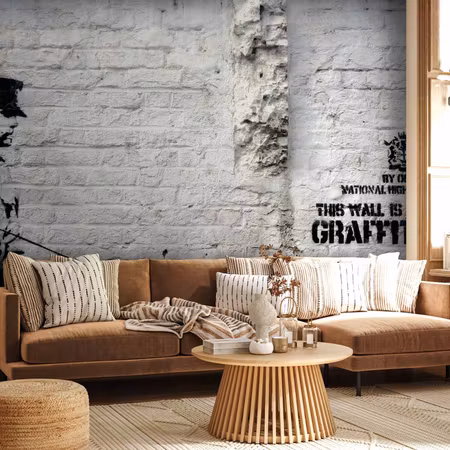 Fototapet - Banksy Graffiti Area