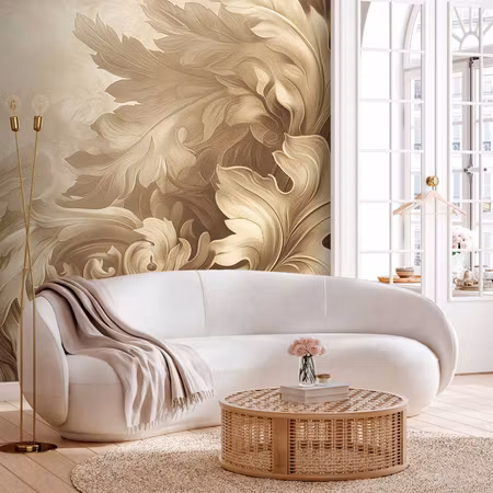 Fototapet - Carved Baroque Ornaments Rich