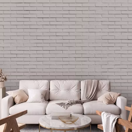 Fototapet - Snow Brick Pattern Imitating a Brick